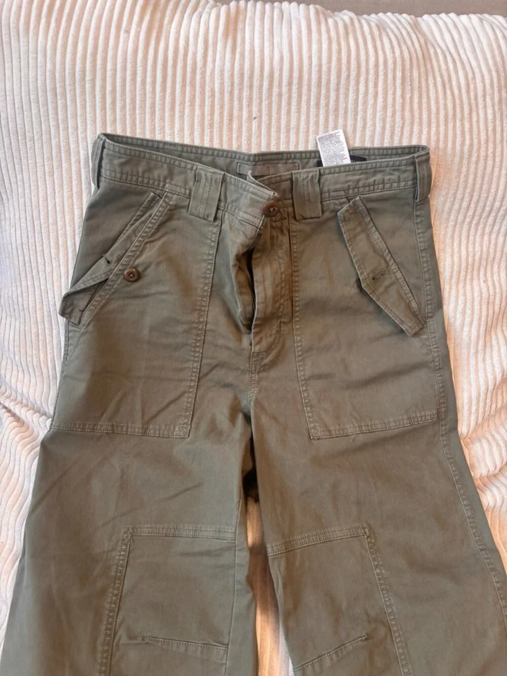 Banana Republic Olive Utility Cargo Pants